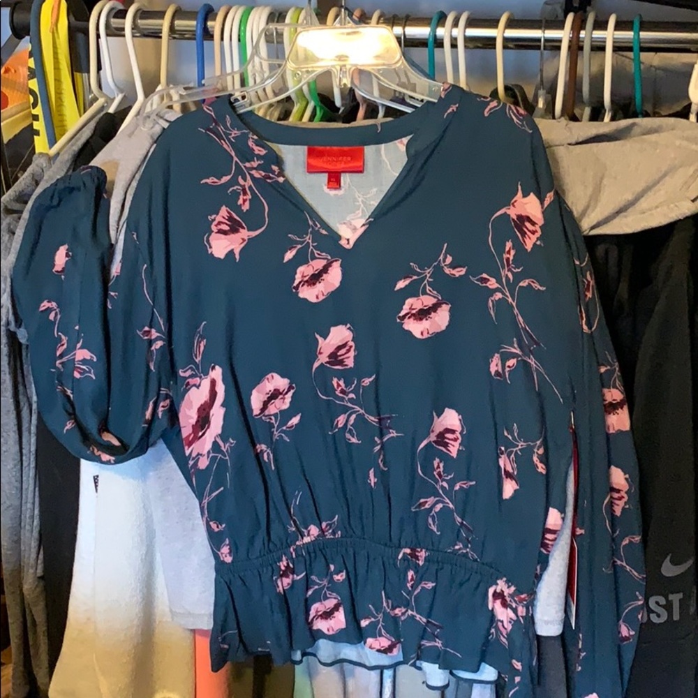 Jennifer Lopez long sleeve blouse